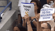 Serena Williams Thank You GIF by US Open