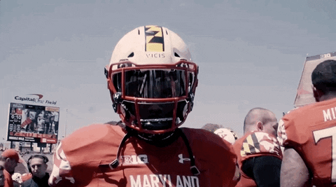 College Sports Football GIF by Maryland Terrapins