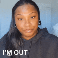 InnerBeautyExplores bye over it im out peace out GIF