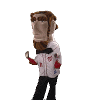 Mascot President Sticker by Washington Nationals