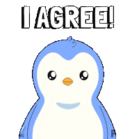 Penguin Yes Sticker by Pudgy Penguins