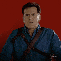 angry season 3 GIF by Ash vs Evil Dead