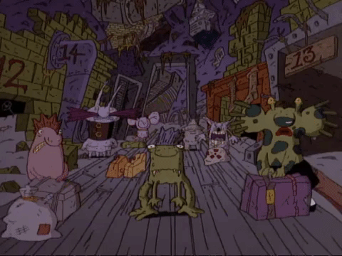 aaahh real monsters nicksplat GIF