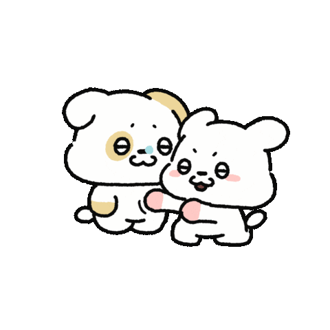 haru_jongil_couple giphyupload fight 하루 펀치 Sticker