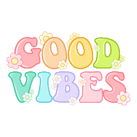 Happy Good Vibes Sticker