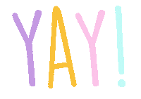 Happy Bunt Sticker by Juwel-lettering
