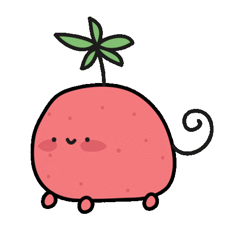 Spin Fruit Sticker by TeaBag