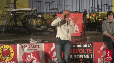 philippe poutou front GIF by franceinfo
