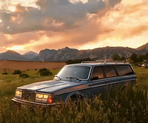 CrashlandCramer brick volvo wagon station wagon GIF