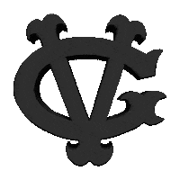 VGHC black hockey nhl ahl Sticker