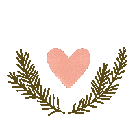 Christmas Tree Corazon Sticker by colourlime