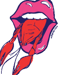 Lips Seafood Sticker by williesbr
