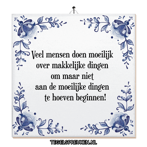 Focus Nl Sticker by Tegelspreuken.nl