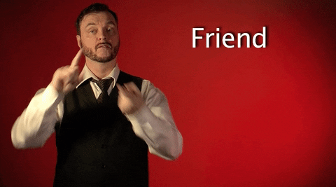 sign language friend GIF by Sign with Robert