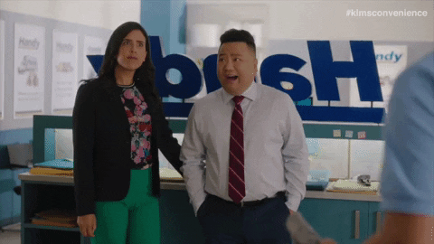 Lying Faking It GIF by Kim's Convenience