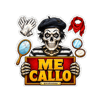 Halloween Skull Sticker