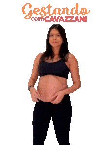 Mission Accomplished Pregnancy Sticker by Laura Cavazzani