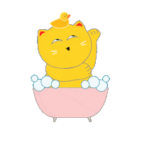 Cat Duck Sticker by The Bath Box