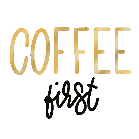 Coffee Typography Sticker by Ilustra Pri