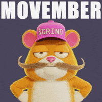 Hamster Mustache GIF by Grind
