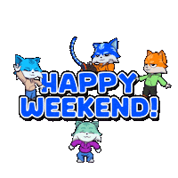 Happy Cat Sticker by Toshithecat