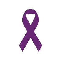 Vulvodynia Purple Awareness Ribbon Sticker by Korento ry