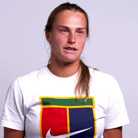 Aryna Sabalenka Whatever GIF by WTA