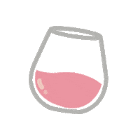 saridiskin wine sunglasses good vibes coffee cup Sticker