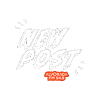 New Post Sticker by Rádio Alvorada FM 94,9