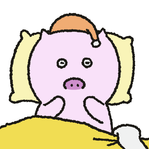 Night Sleeping Sticker