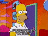 frustrated homer simpson GIF