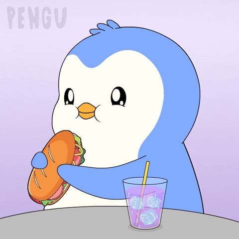Hungry Penguin GIF by Pudgy Penguins