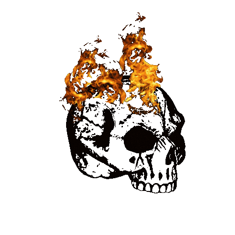 Angry Fire Sticker