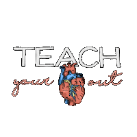 heart teacher Sticker