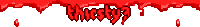 Pixel Dripping Sticker