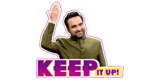 Pankaj Tripathi Wow Sticker by Amazon miniTV