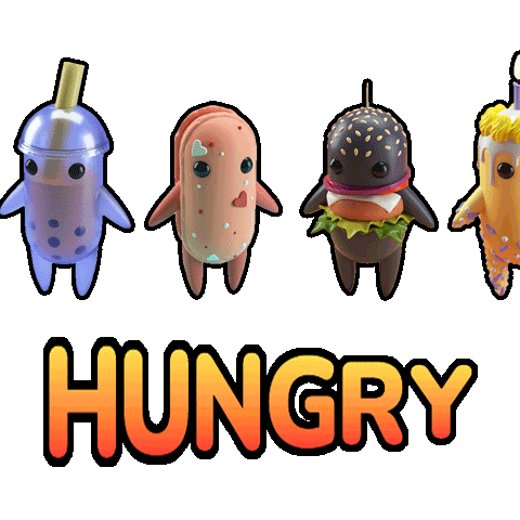 Hungry Feed Me Sticker