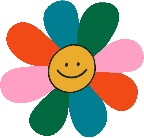 manjitthapp giphyupload happy smile flower Sticker