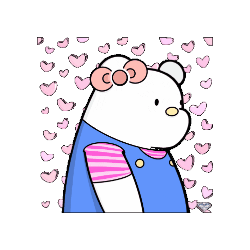 Hello Kitty Love Sticker by SuperRareBears