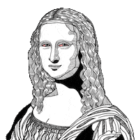 Gioconda Sticker by Casa Bossa