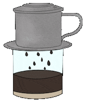Vietnamese Coffee Caphe Sticker