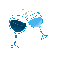 Cheers Wine Sticker by Parque Arauco