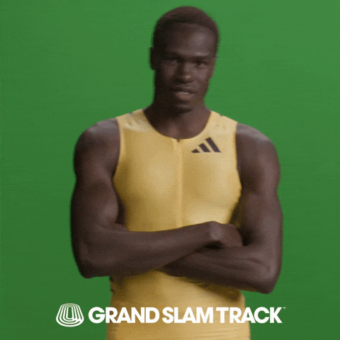 Track And Field Nod GIF by Grand Slam Track