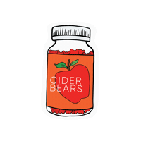 ciderbears  Sticker