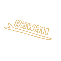 Hawaii Waikiki Sticker by Kira