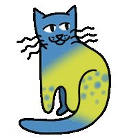 pavaconda cat gatto funnycat pavaconda Sticker