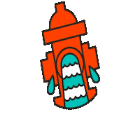 maevechocolate fire water seattle maeve Sticker