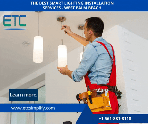 etcsimplify giphygifmaker giphyattribution smart home installation smart lighting installation GIF