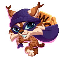 Suspicious Watch Out Sticker by Words With Friends