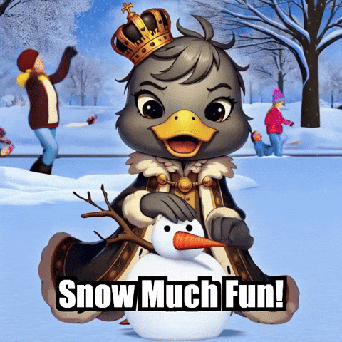 Snow Winter GIF by sirduckbeth